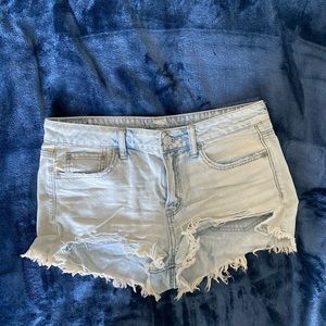 American Eagle Cutoff Lightwash Denim Jean Shorts